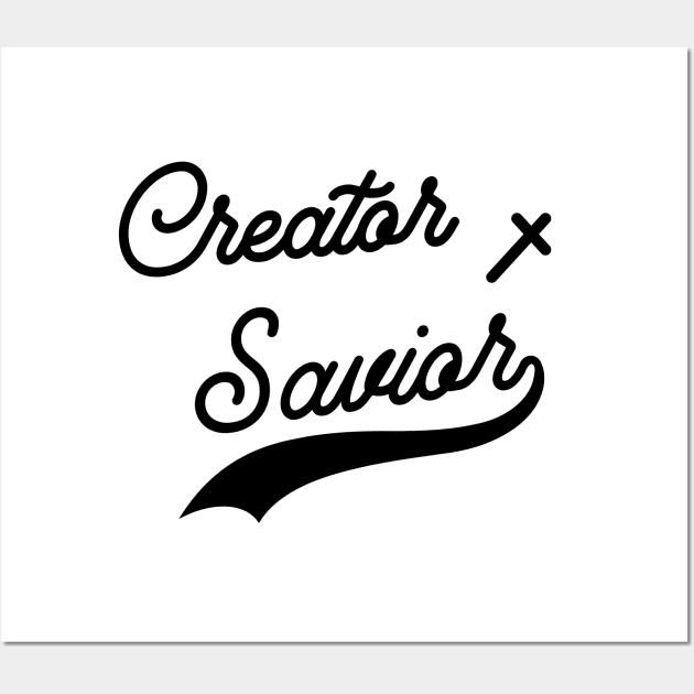 Creator x Savior-Script Wall Art by HolyKnight10